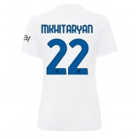 Fotballdrakt Dame Inter Milan Henrikh Mkhitaryan #22 Bortedrakt 2023-24 Kortermet